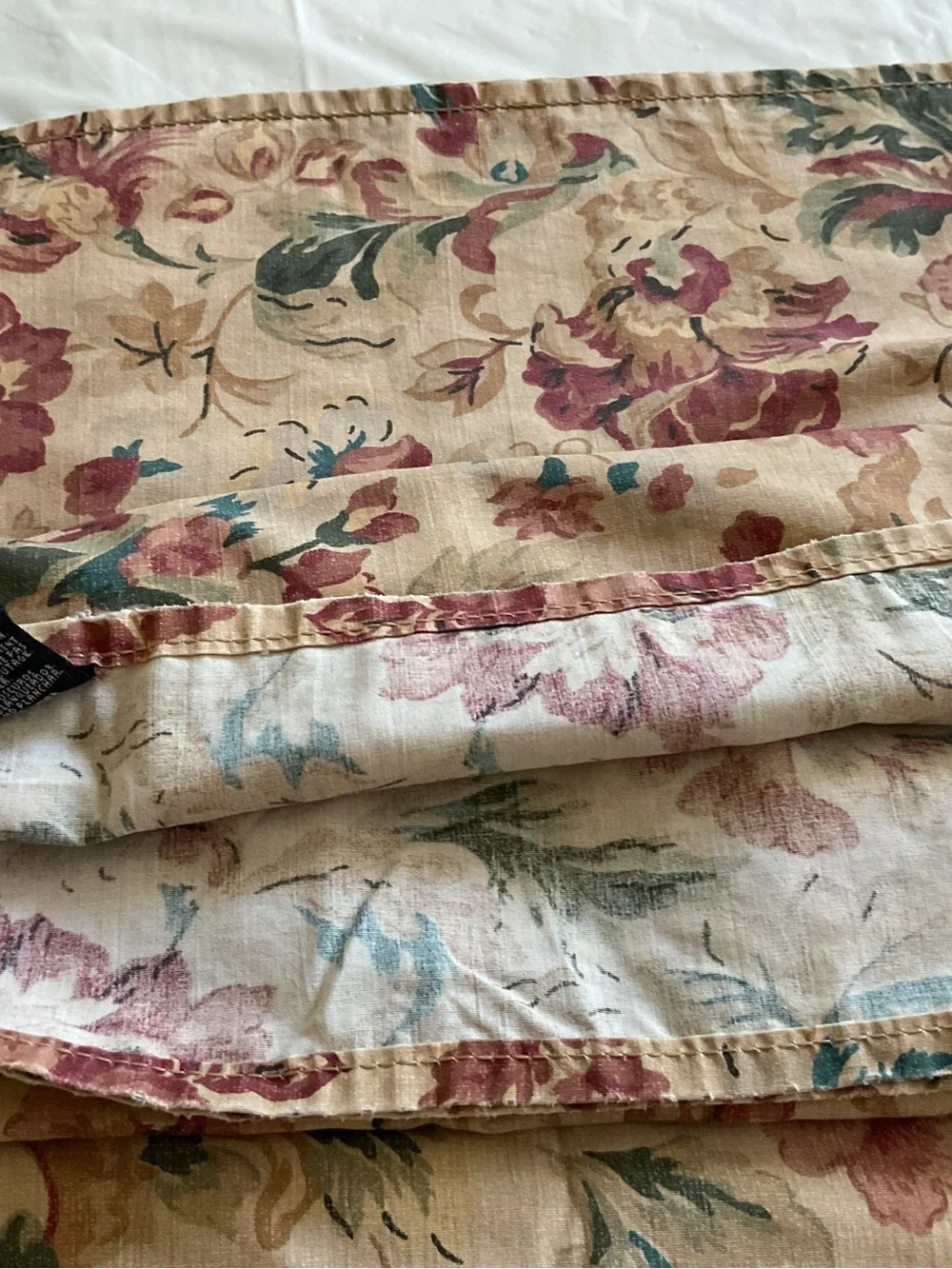 Ralph Lauren HIGHGATE WOODS Floral 2x Twin Flat Sheets - Vintage, Rare